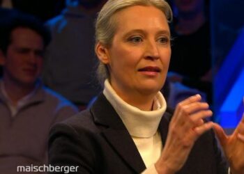 Maischberger - Weidel -Grüner zufälliger Gast