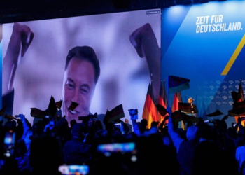 Musk bei AfD Wahlkampf