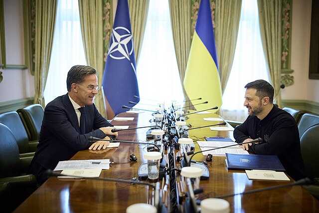 Nato Meeting Rutte und Zelenski