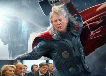 Trump mit dem Hammer