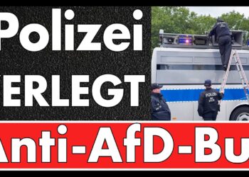 Polizei demontiert Lautsprecher! Adenauer SRP verstummt! Wer zeigt an nach §21 Versammlungsgesetz?
