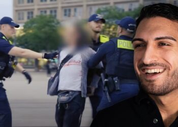 Dieser Polizeieinsatz ist UNTERHALTUNG PUR