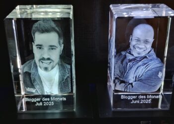 Serge Menga und Andi in Deutschland zum Blogger des Monats Juni bzw. Juli gewählt