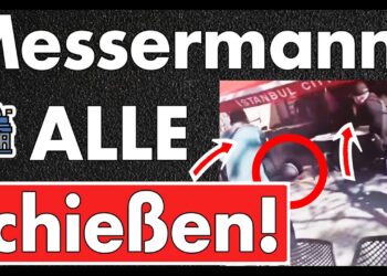 Tunesier zieht Messer & sticht zu! Bei der Polizei gibt JEDER einen Schuss ab, danach noch Taser!