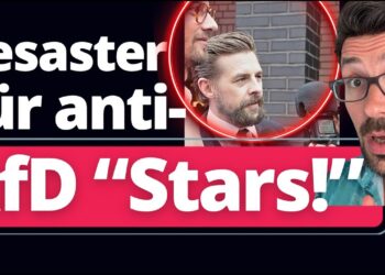 Unterschiedliche Menschen, die öffentlich über die AfD sprechen, in einem Video mit Fokus auf politische Diskussionen und kontroverse Themen.