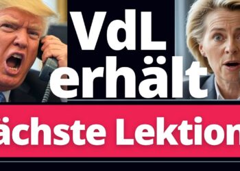 Kampf zwischen Donald Trump und Angela Merkel, kontroverse politische Diskussion, Ernsthafte Debatte, prominent auf D-Talk.de gezeigt, politisches Powerplay, Visuelle Darstellung von Konflikt und Dialog, Aufmerksamkeit für politische Themen.