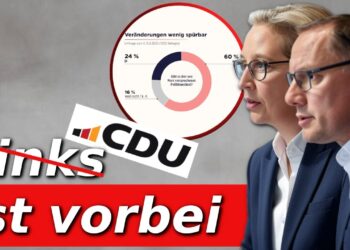 CDU Logo und politische Diskussion bei D-Talk, mit Fokus auf die aktuelle politische Lage in Deutschland.