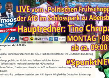 LIVE: TINO CHRUPALLA beim #Gillamoos-Montag in Abensberg, garantiert mit #Gegendemo!