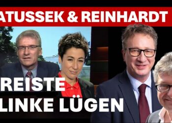 MATUSSEK & REINHARDT Diskussion über "Dreiste linke Lügen" bei D-Talk, Polit-Talkshow in Deutschland, im Fokus politische Wahrheit und Falschheit.