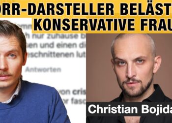 Glatzhaariger Mann mit stehendem Haar, moderner Kleidung, Nahaufnahme, politisches Debattenbild, prominente Figur.