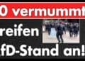 30 vermummte! Linksextremer Sturm auf AfD-Infostand – Polizei verhindert Schlimmeres in Bremen