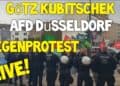 LIVE ❗ Götz Kubitschek AfD Düsseldorf – Gegenprotest I Gegendemo zu die ersten 100 Tage eine Vision