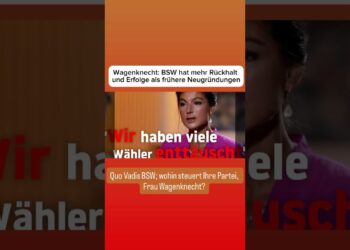 Wagenknecht: BSW hat mehr Rückhalt und Erfolge als frühere Neugründungen