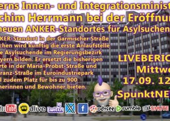 Bayerns Innen- und Integrationsminister Herrmann eröffnet neues ANKER-Zentrum für Asylsuchende