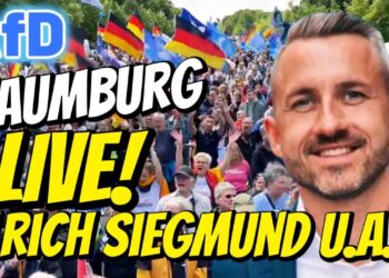 LIVE ❗ AfD Kundgebung mit Ulrich Siegmund Naumburg Saale Martin Reichardt, Rene Springer & Gegendemo