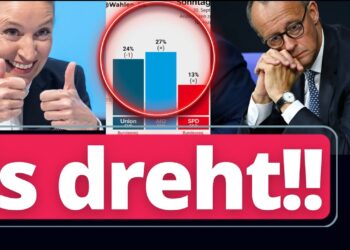 Eilmeldung: AfD setzt sich massiv von der Union ab!