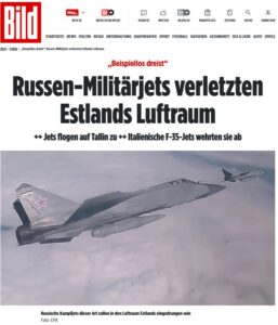 Militärjets verletzen Luftraum 