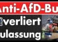 Anti-AfD-Bus von Polizei beschlagnahmt: Gutachten bestätigt Verkehrsunsicherheit – stillgelegt!